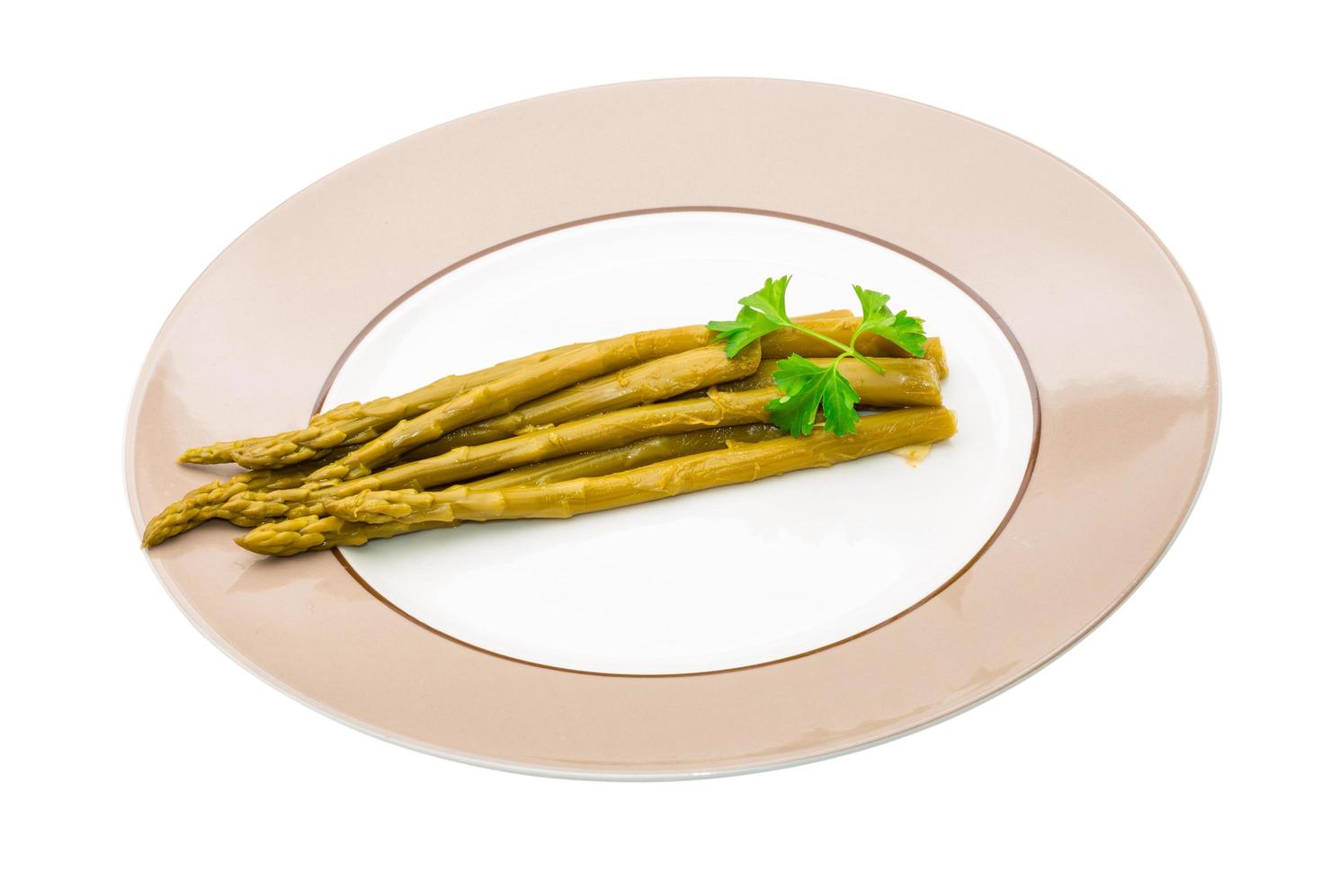 Asparagus on white photo