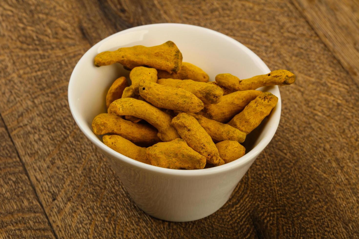 Tumeric roots dish photo