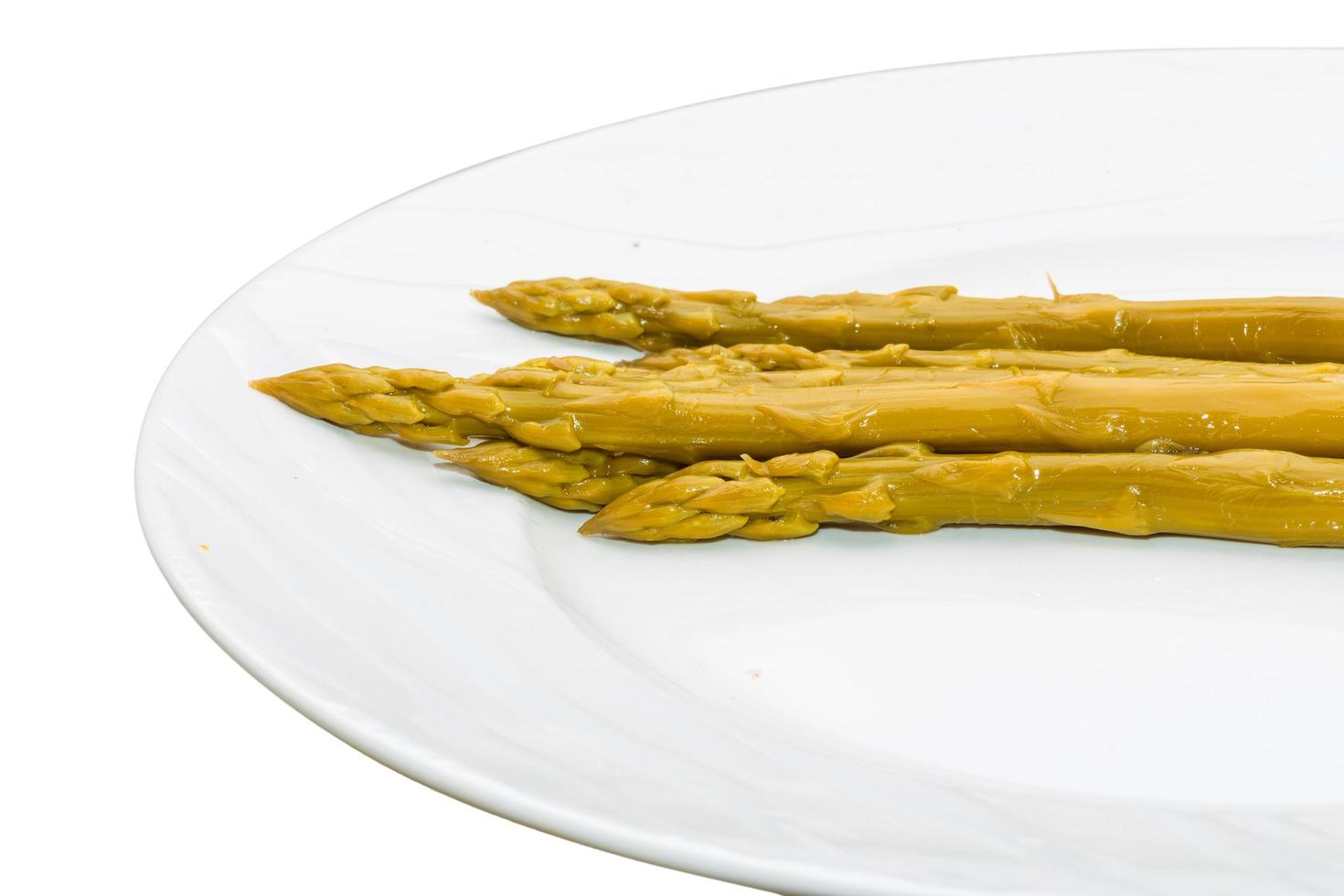 Asparagus on white photo