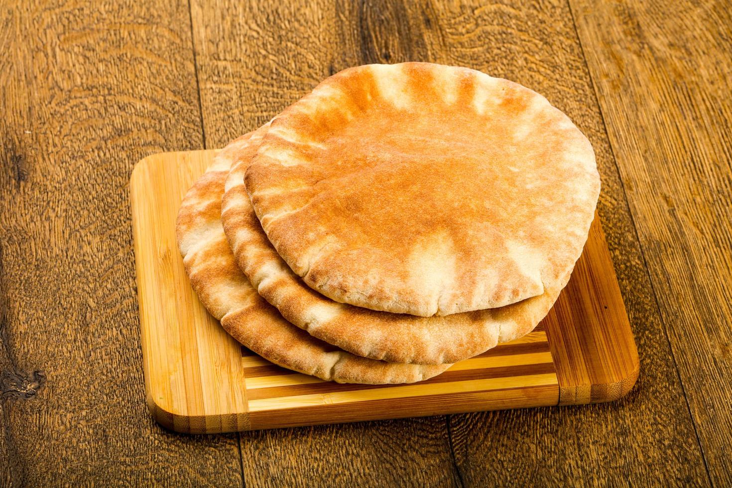 Pita bread dish photo