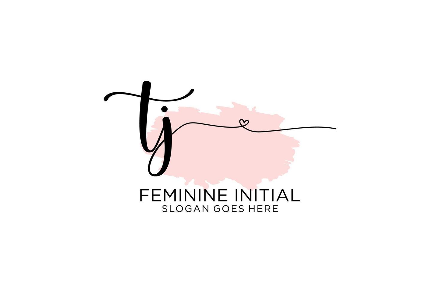 Initial TJ Beauty Monogram And Elegant Logo Design Handwriting Logo Of initial-tj-beauty-monogram-and-elegant-logo-design-handwriting-logo-of