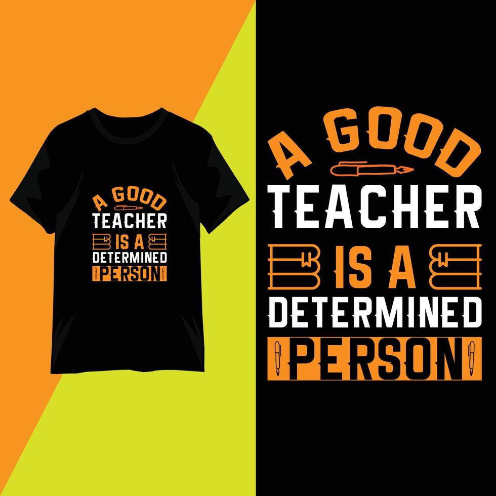 Teachers' day t-shirt design typography vector