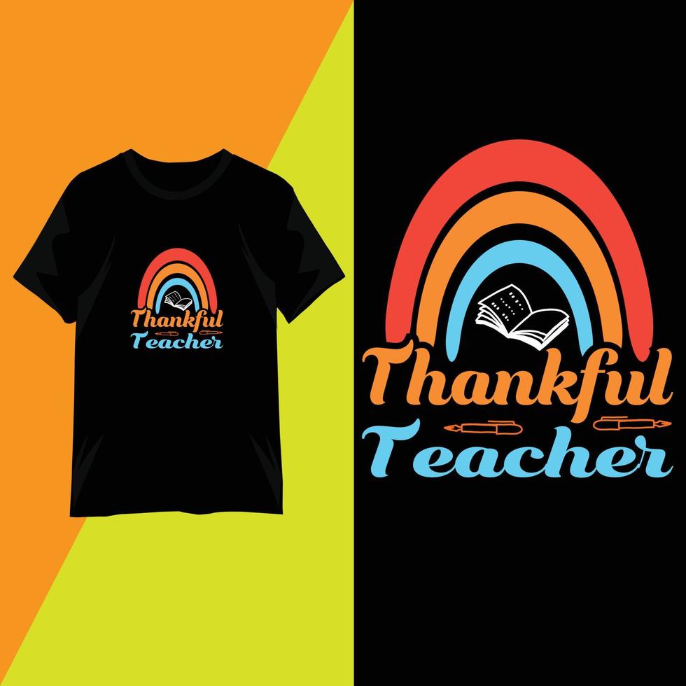 tipografía de diseño de camiseta del día del maestro vector