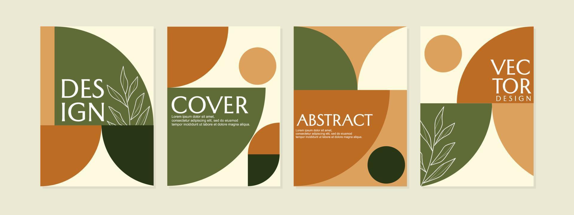 minimalist creative geometric cover.for brochure, magazine, flyer, booklet, annual report.A4 format cover mockups design templates vector