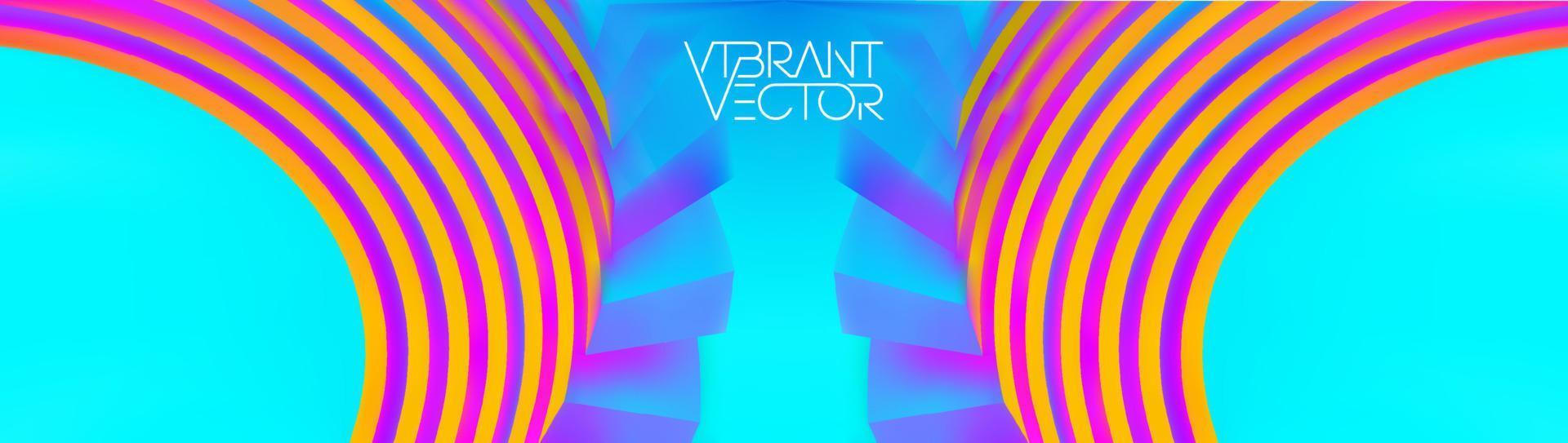 Geometric colorful background futuristic digital purple concept. Abstract gradient digital vector. vector