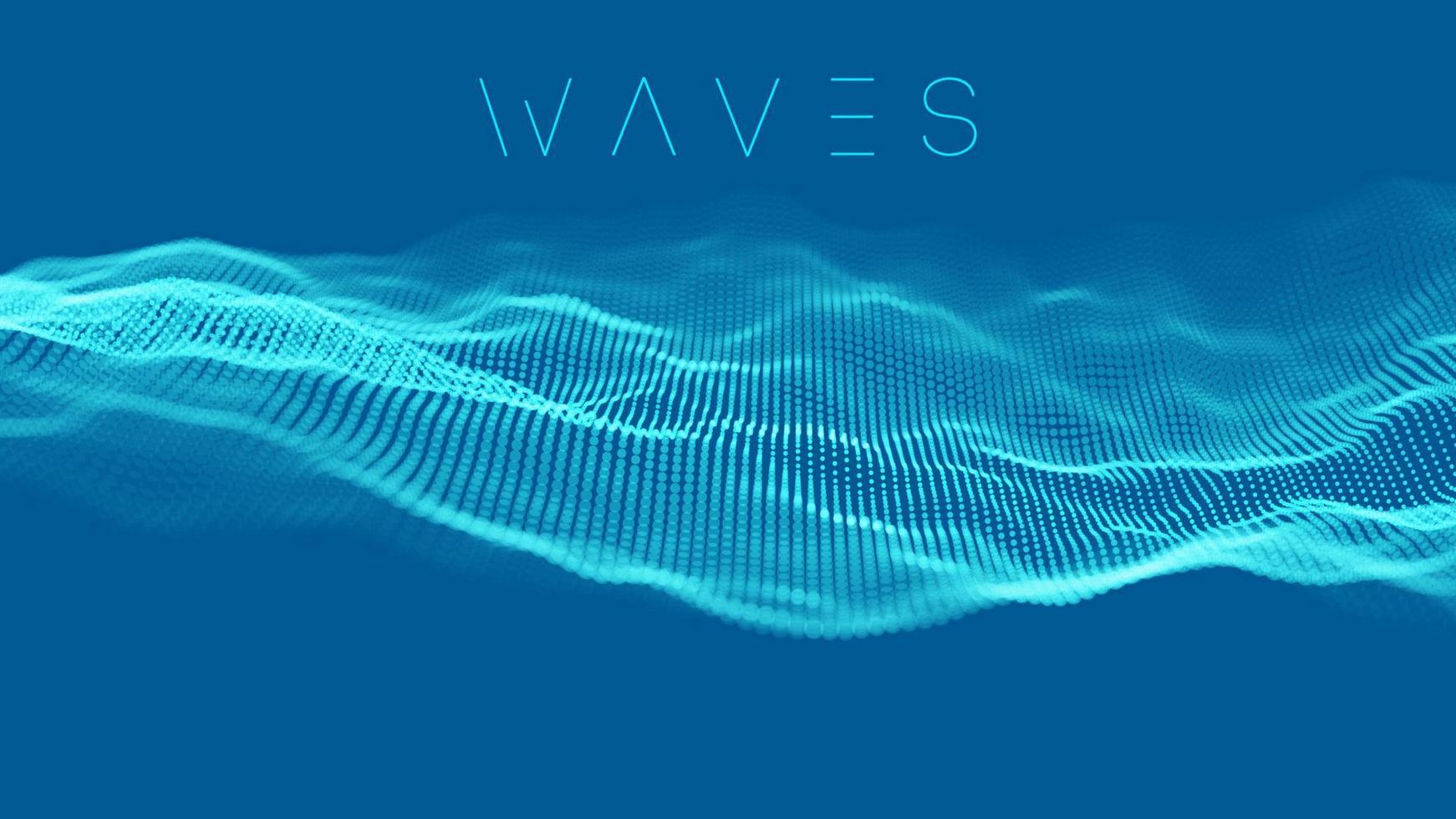 Music abstract background blue. Equalizer sound waves with music ...