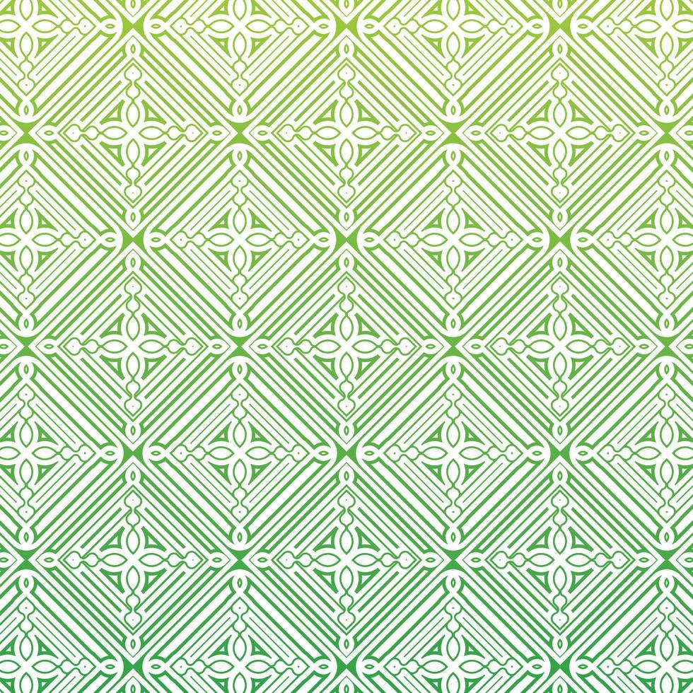 Green abstract geometric pattern design vector