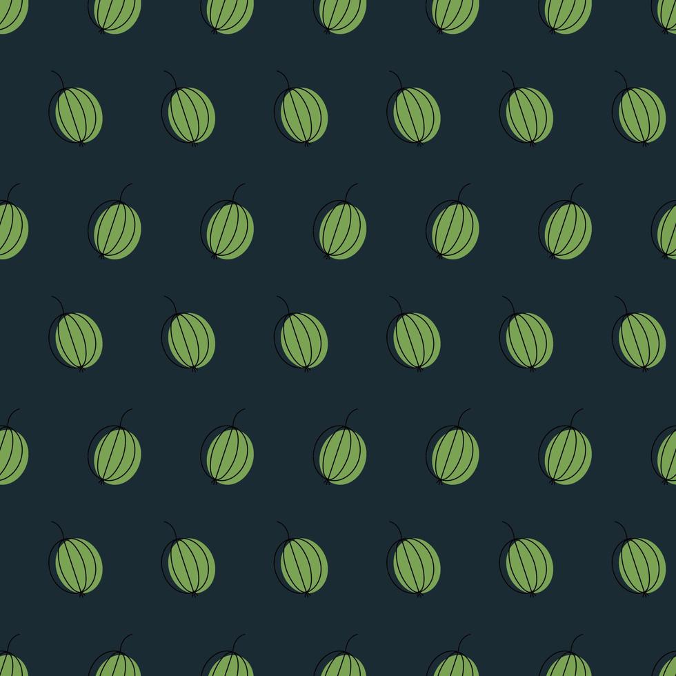 Pretty berries are scattered on the green background vector