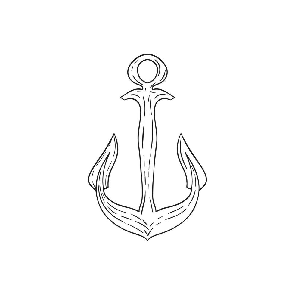 Anchors Illustrations in Art Ink Style vector