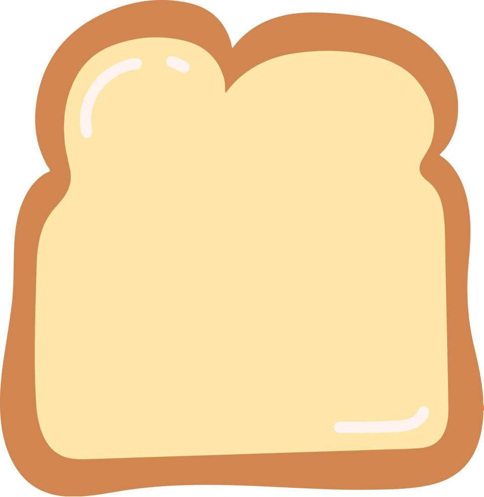 Yummy Choco Sliced Bread Bakery Illustration vector