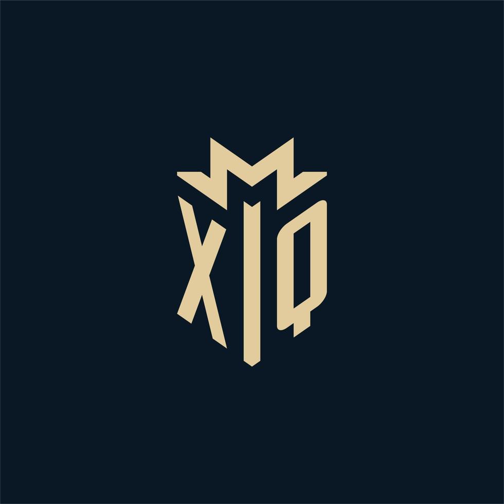 XQ initial for law firm logo, lawyer logo, attorney logo design ideas vector