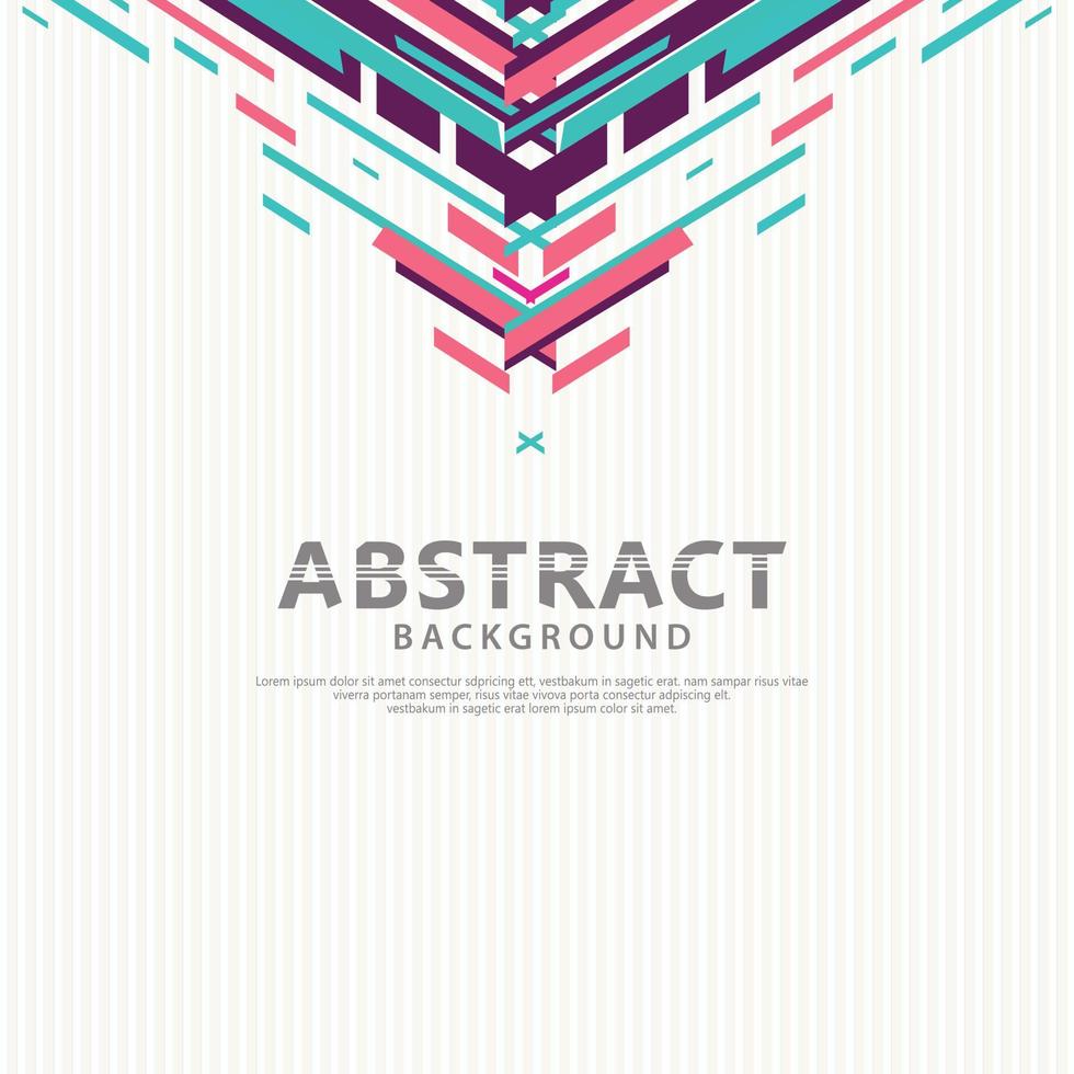 Futuristic and dynamic colorful lines ornament and texture modern pattern background vector