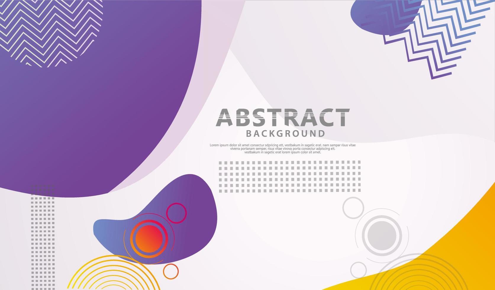 Dynamic style banner design with fluid color gradient elements vector