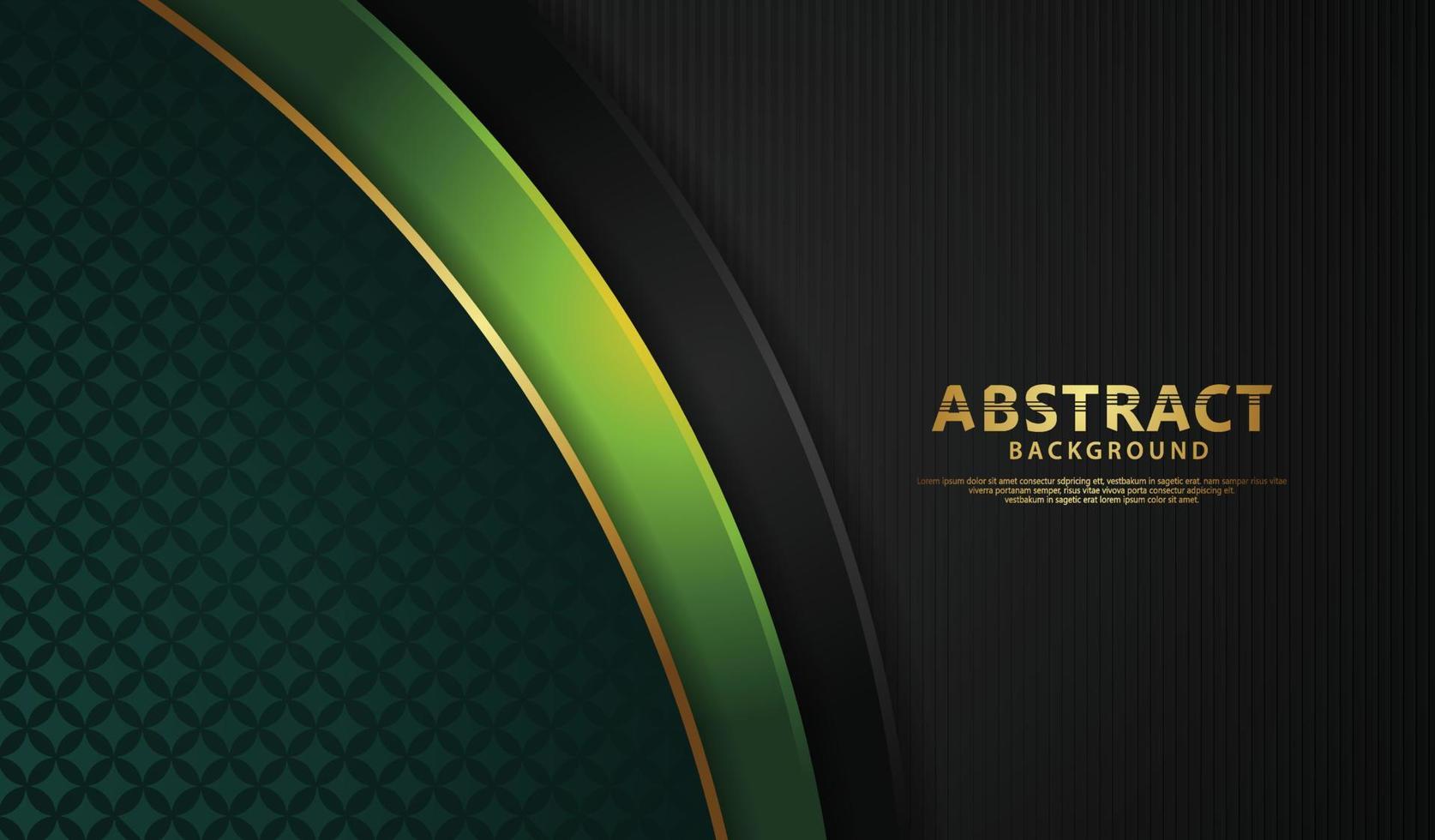 Luxury overlap layers abstract background with lines effect, realistic on textured dark background. vector illustration