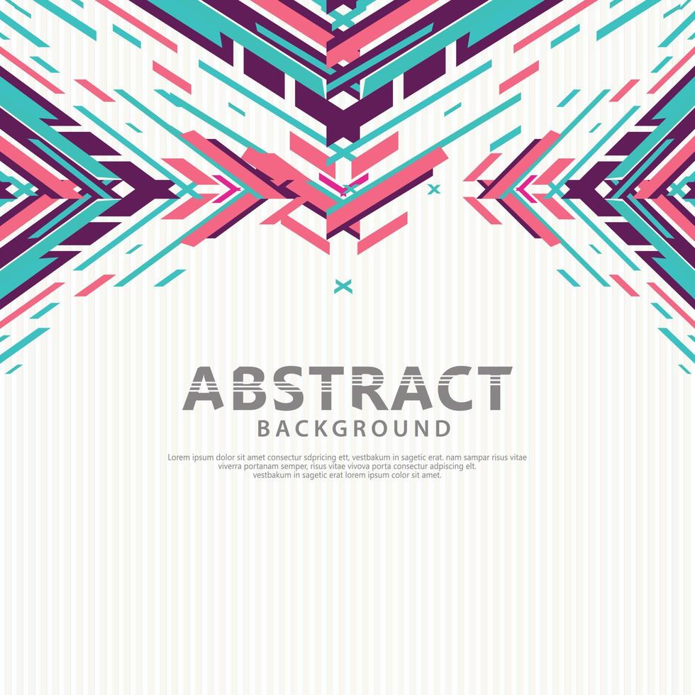 Futuristic and dynamic colorful lines ornament and texture modern pattern background vector