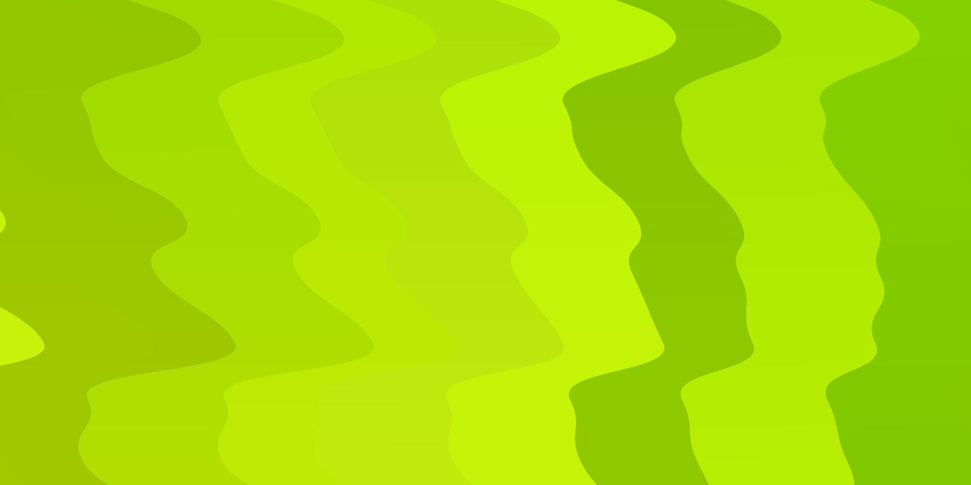diseño de vector verde claro, amarillo con arco circular.