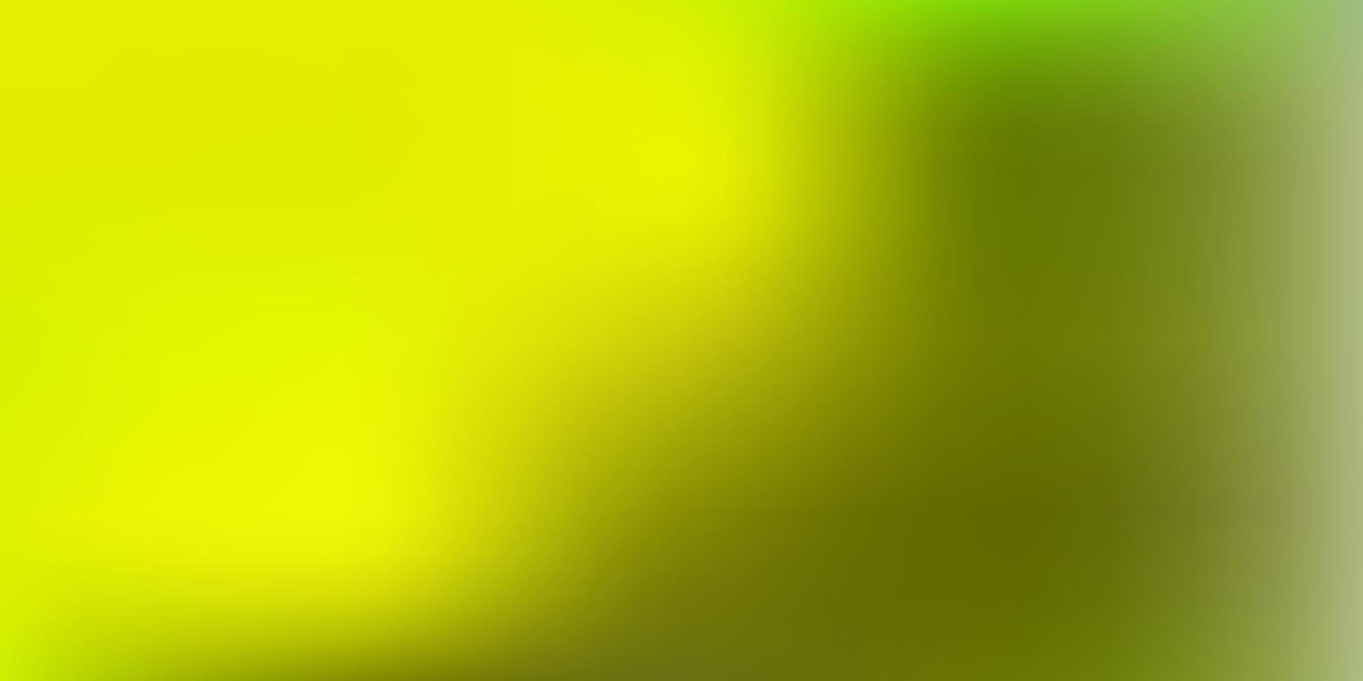 dibujo de desenfoque degradado vectorial verde claro, amarillo. vector