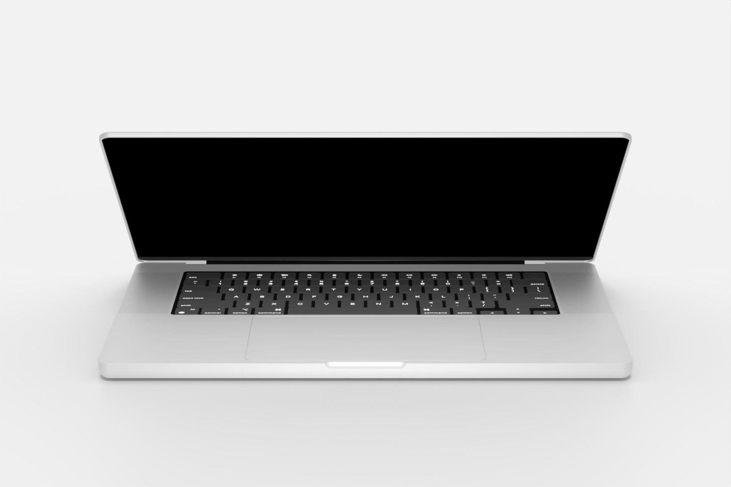 Banda Aceh, Aceh, Indonesia, 2022 - Blank Laptop Pro Illustration For Mockup. 3D Render. photo