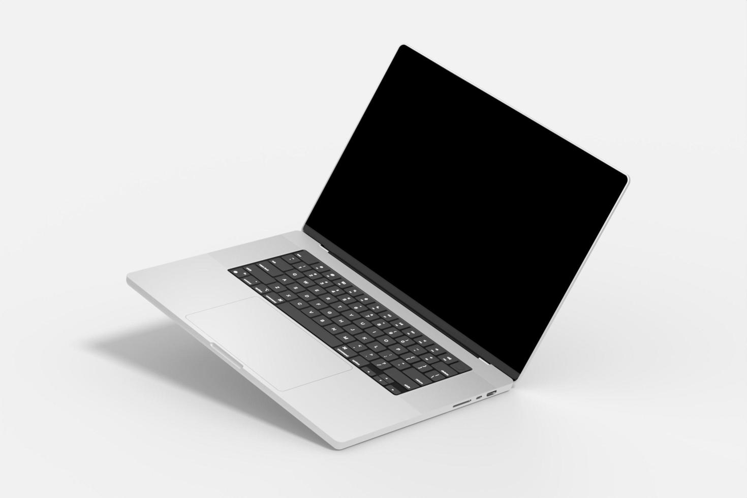 Banda Aceh, Aceh, Indonesia, 2022 - Blank Laptop Pro Illustration For Mockup. 3D Render. photo