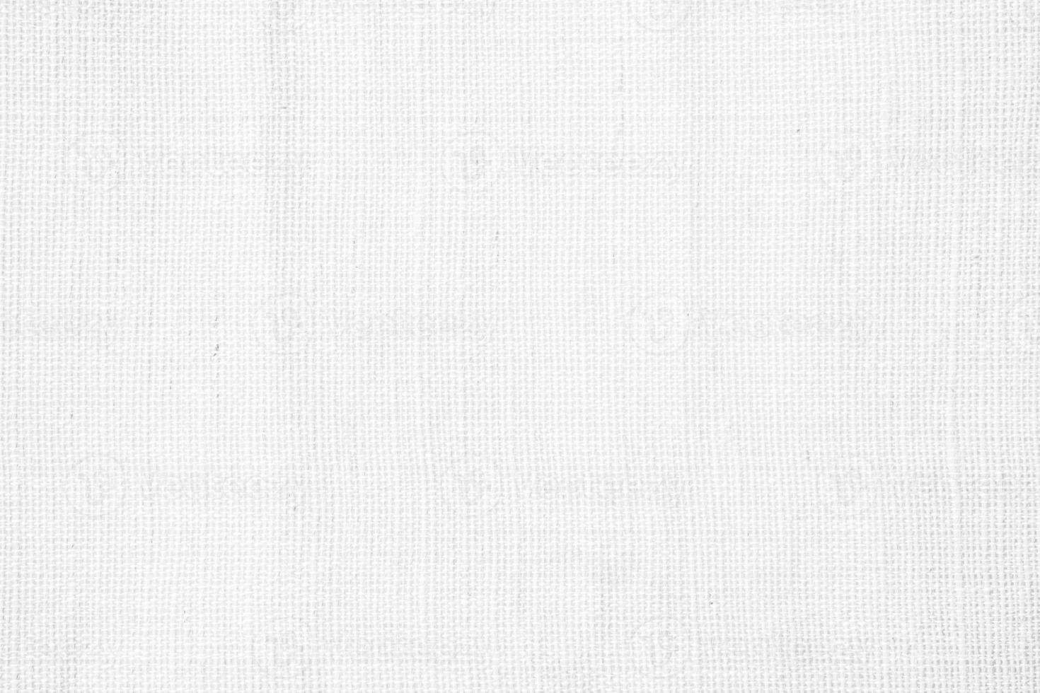 White linen canvas fabric texture background photo