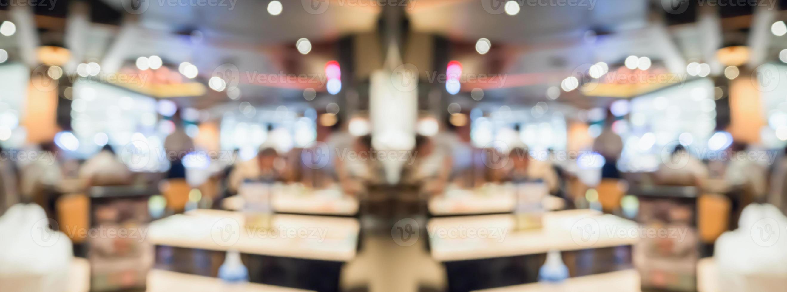 cafe restaurant interior blurred abstract vintage background photo