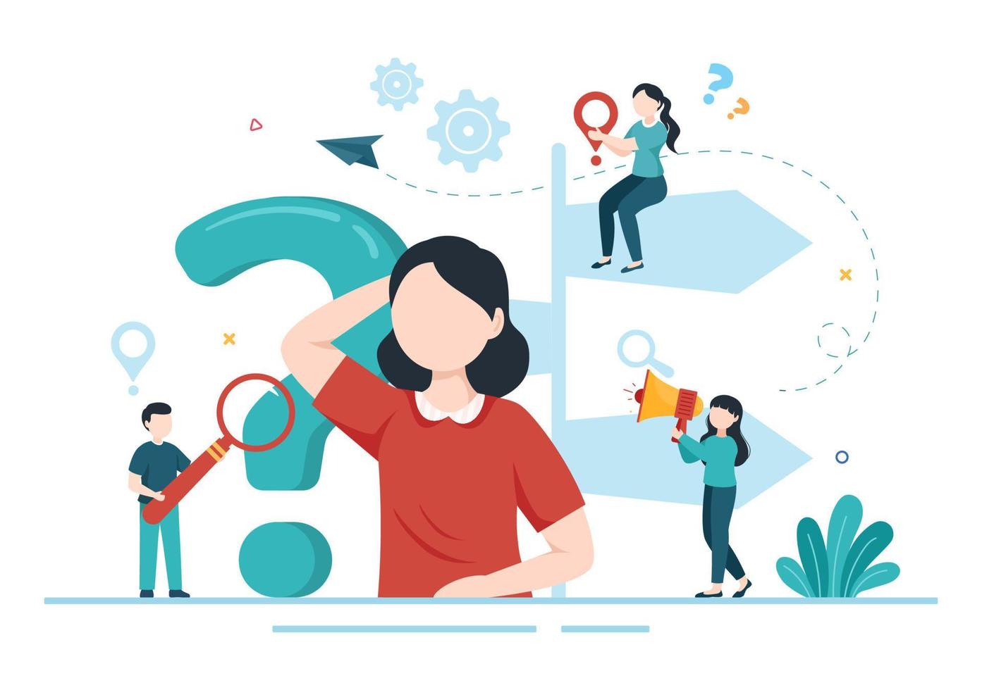 Life Coach for Consultation, Education, Motivation, Mentoring Perspective and Self Coaching in Template Hand Drawn Cartoon Flat Illustration vector
