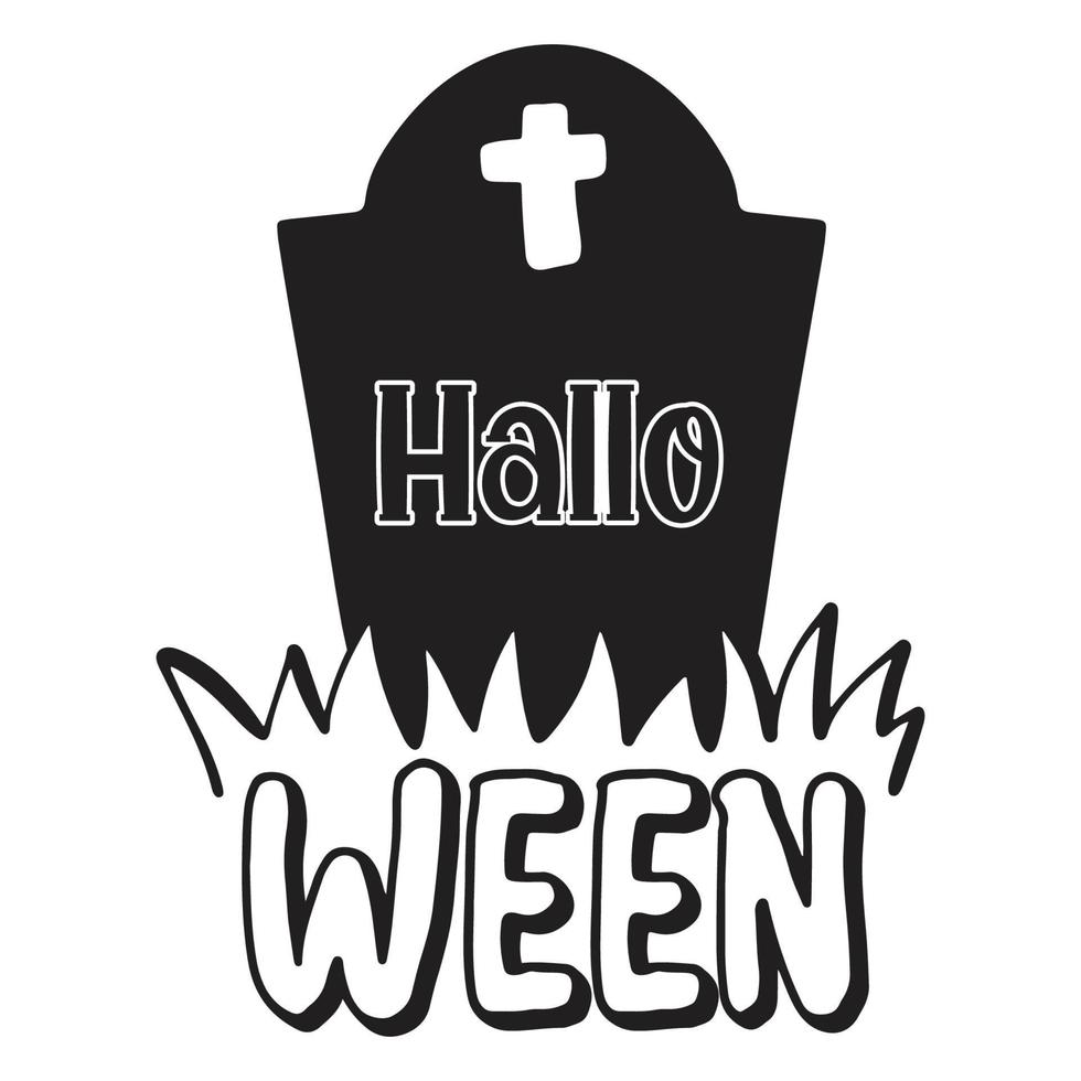 Halloween T-shirt Design vector