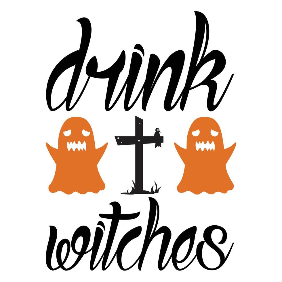 Halloween T-shirt Design vector