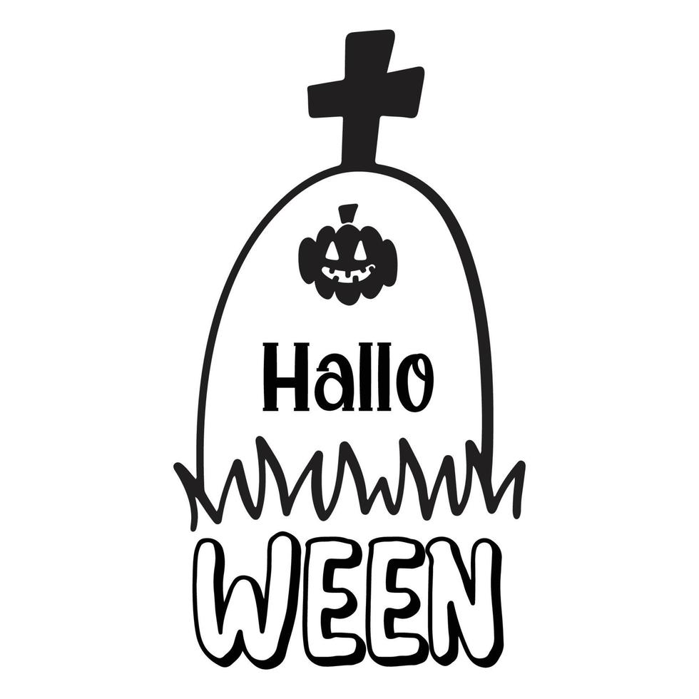 Halloween T-shirt Design vector