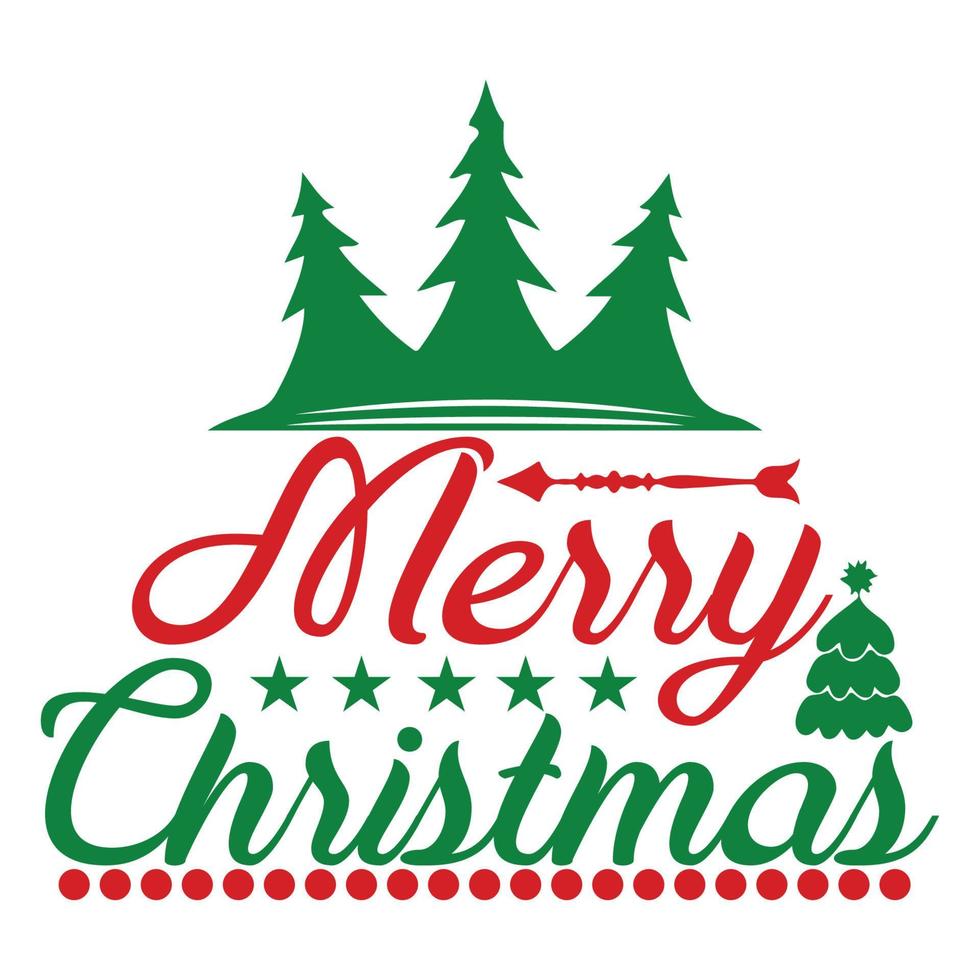 Christmas T-shirt Design vector