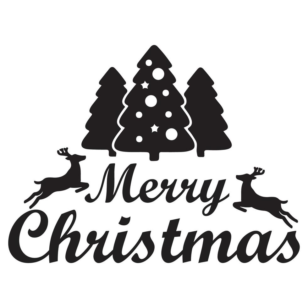 Christmas T-shirt Design vector