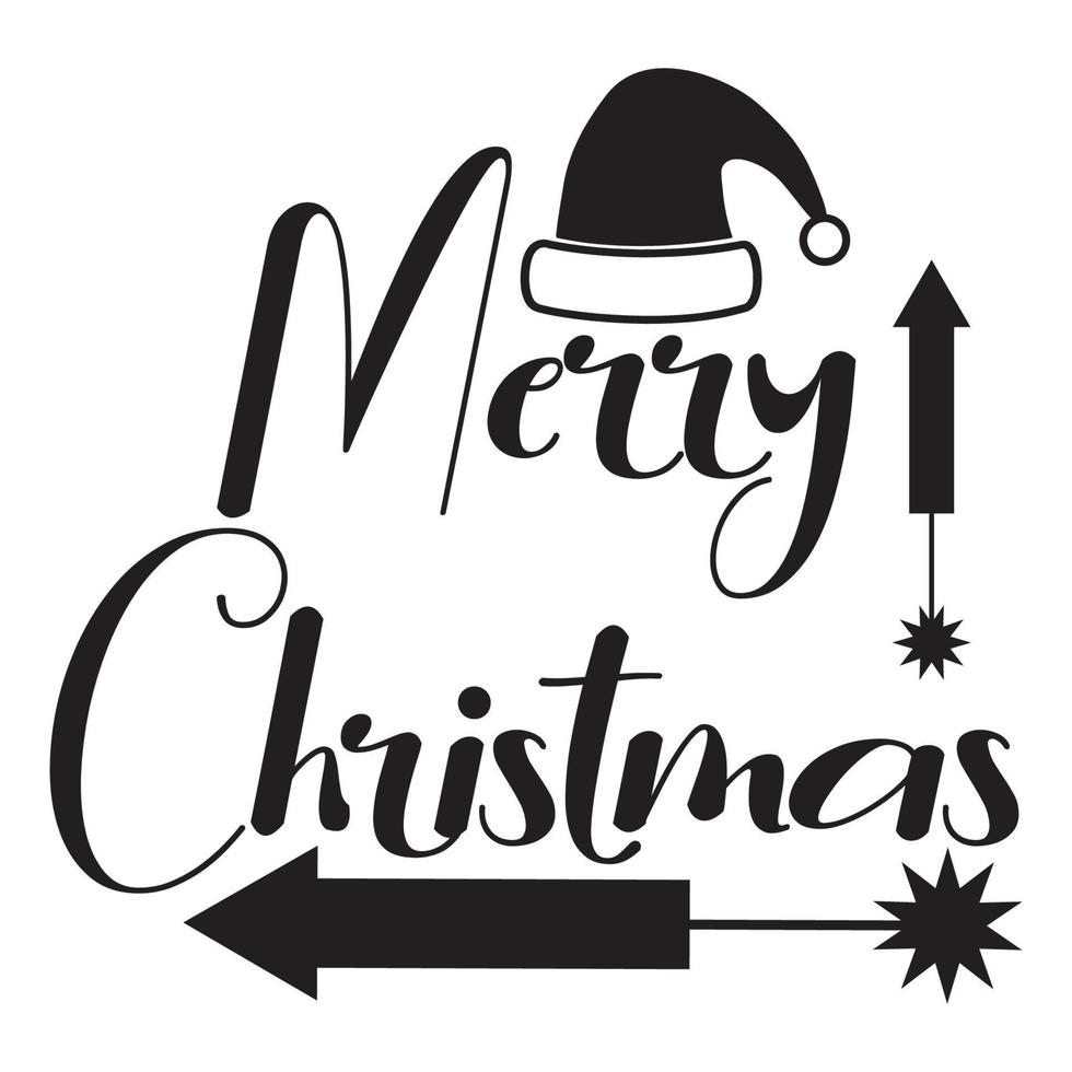 Christmas T-shirt Design vector