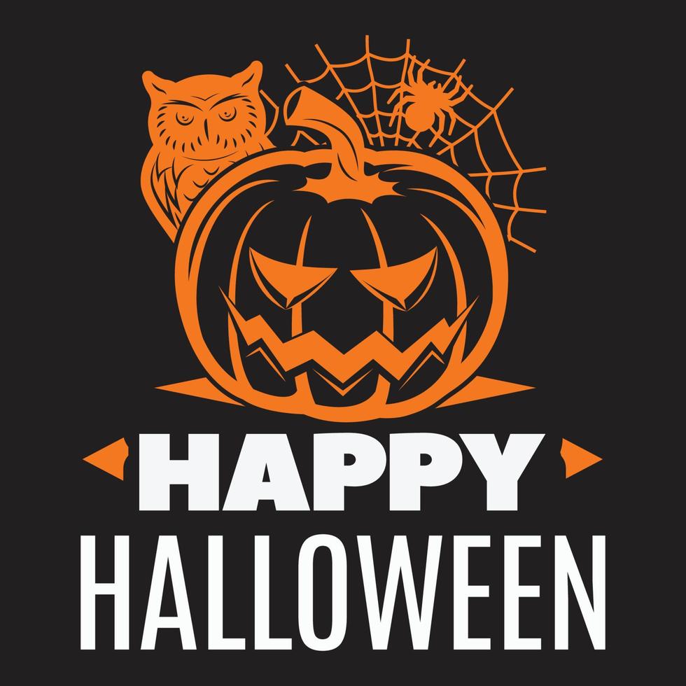 Halloween T-shirt Design vector