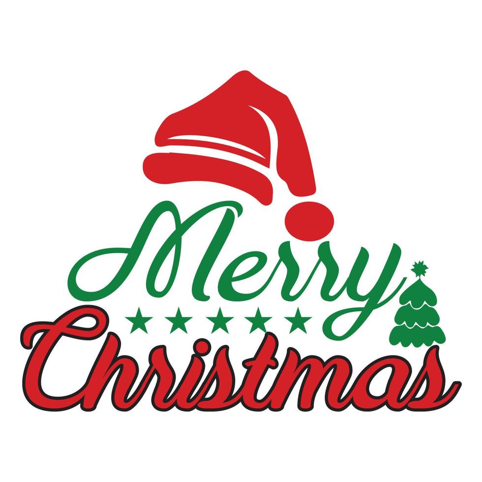Christmas T-shirt Design vector