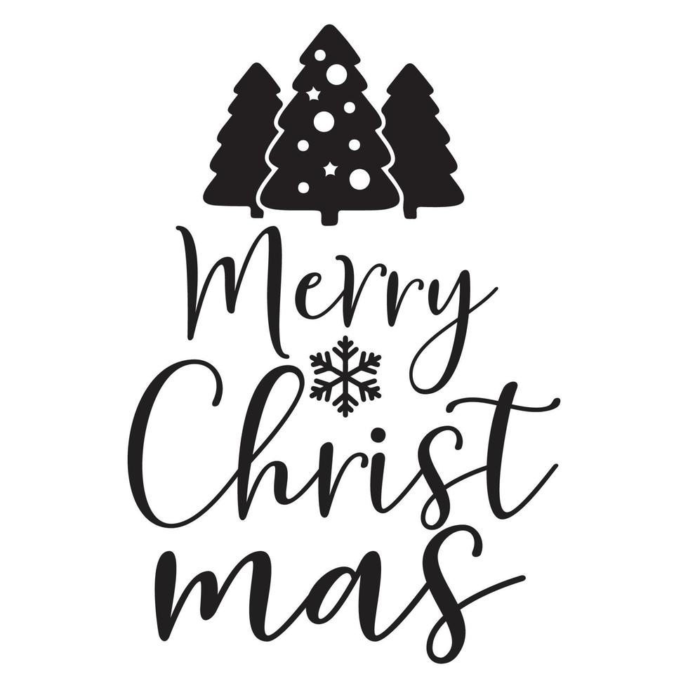 Christmas T-shirt Design vector