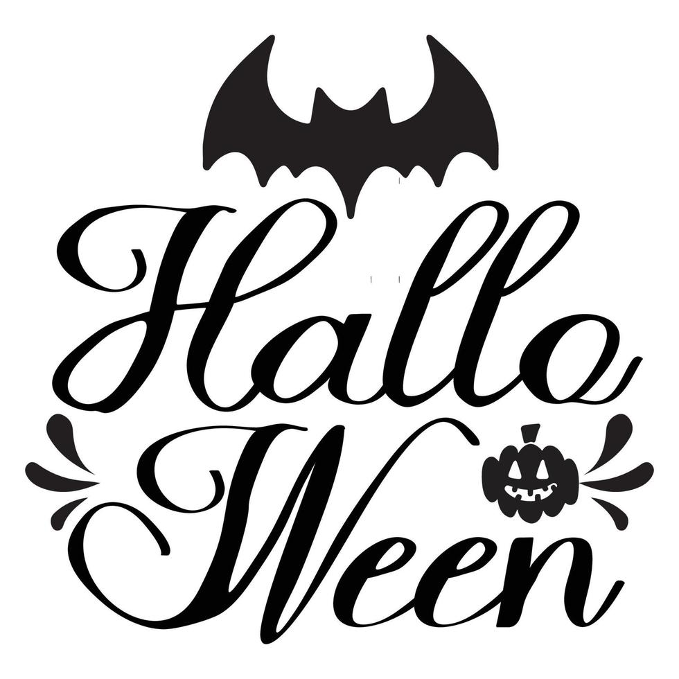 Halloween T-shirt Design vector