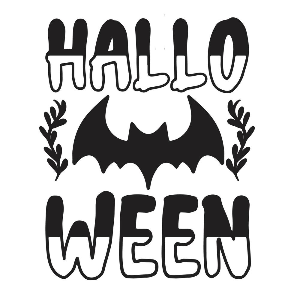 Halloween T-shirt Design vector