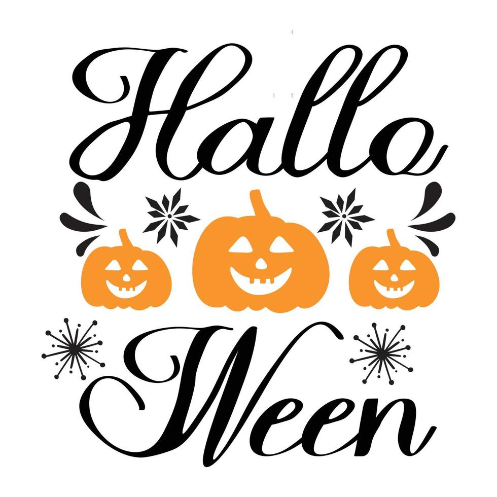 Halloween T-shirt Design vector