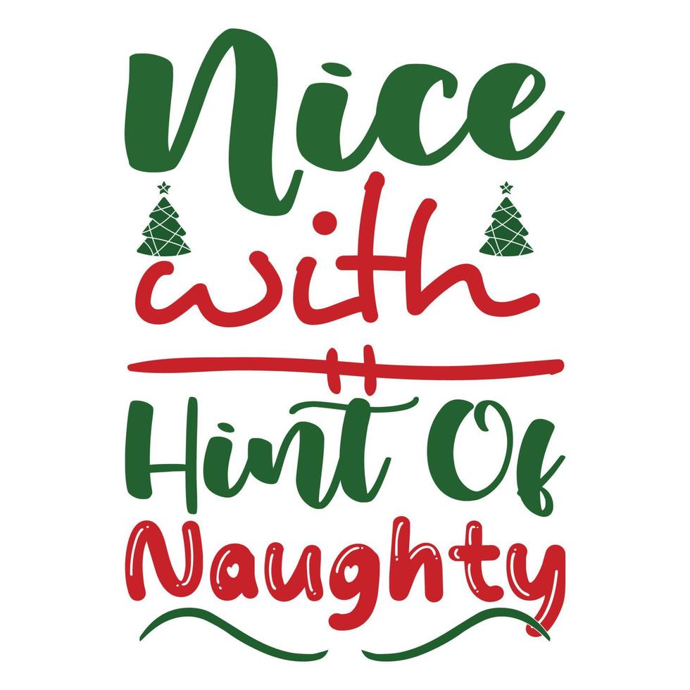 Christmas T-shirt Design vector