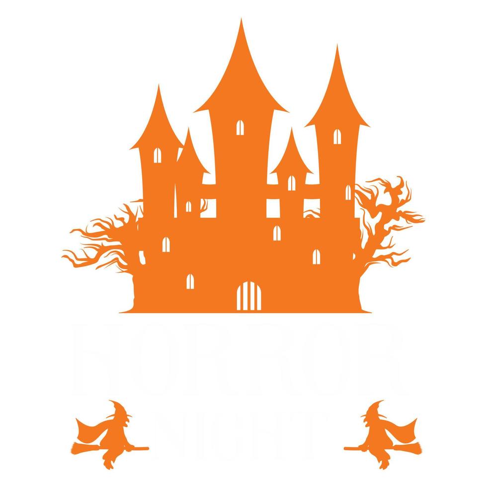 Halloween T-shirt Design vector