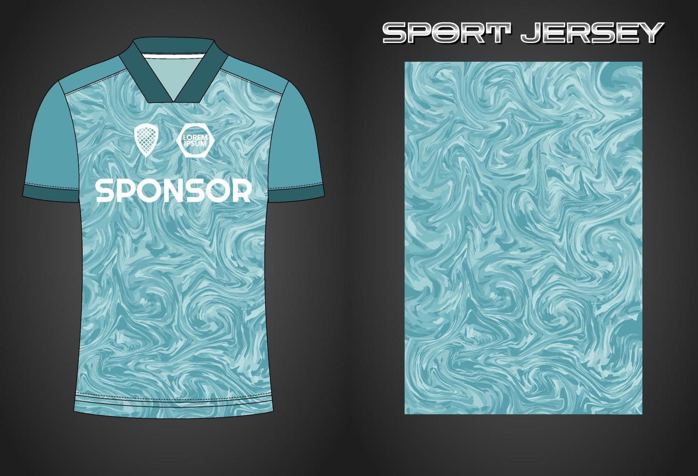 Soccer jersey sport shirt design template vector