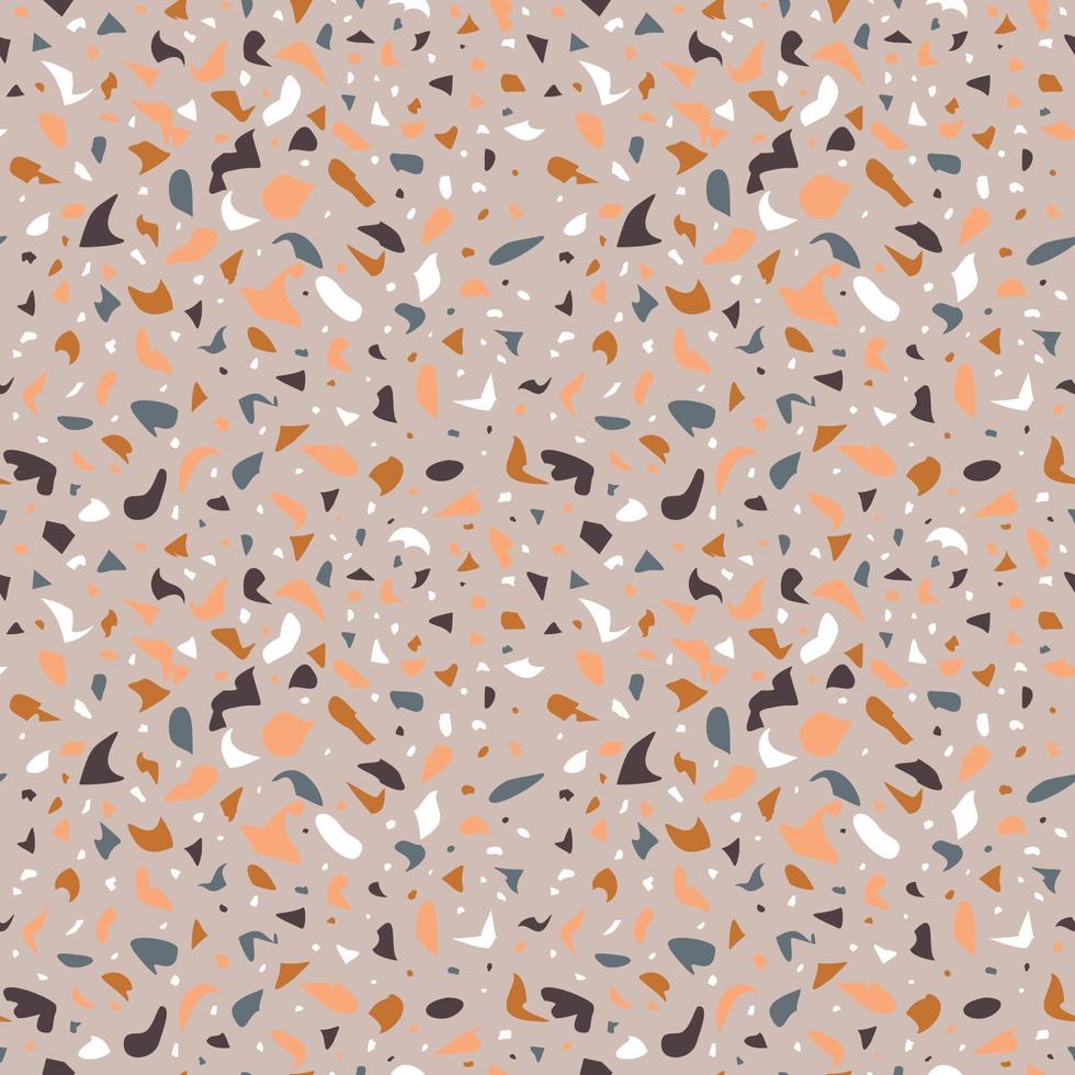 Terrazzo vector seamless pattern