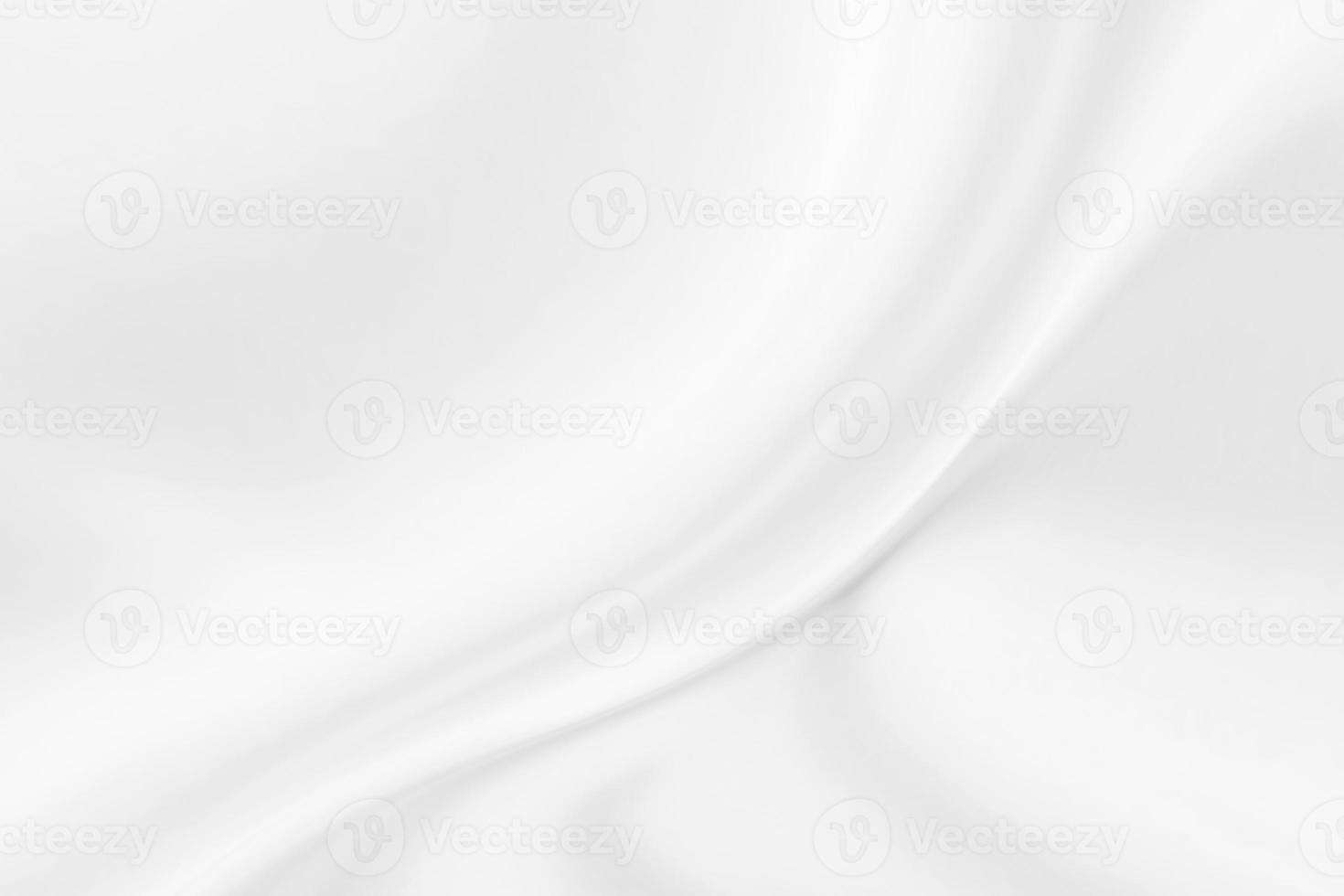 Abstract white fabric with soft wave texture background photo