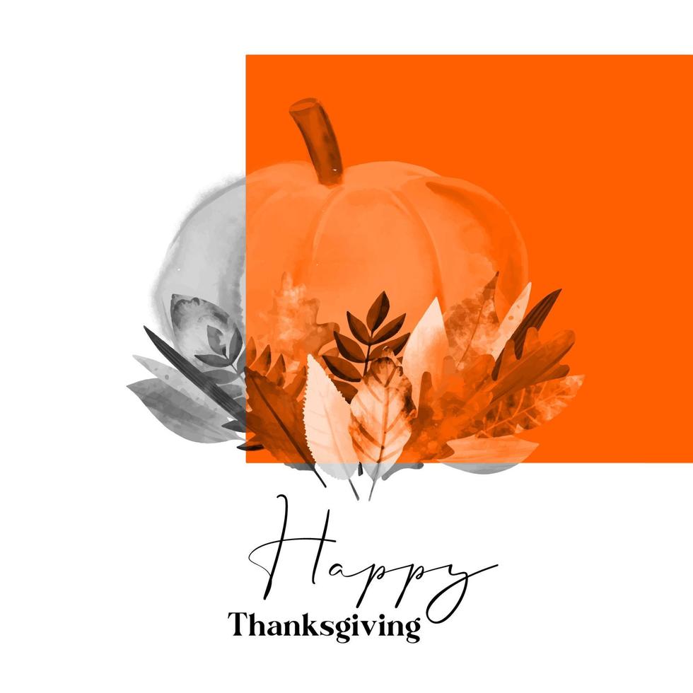 Happy Thanksgiving card design illustration vector