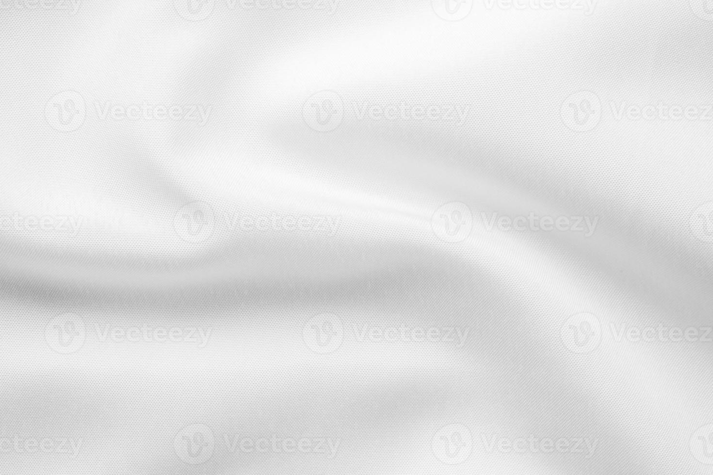 Abstract white fabric with soft wave texture background photo