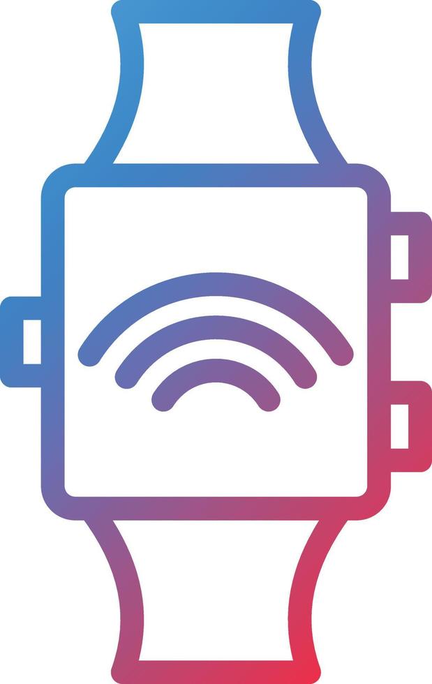 Smart Watch Icon Style vector
