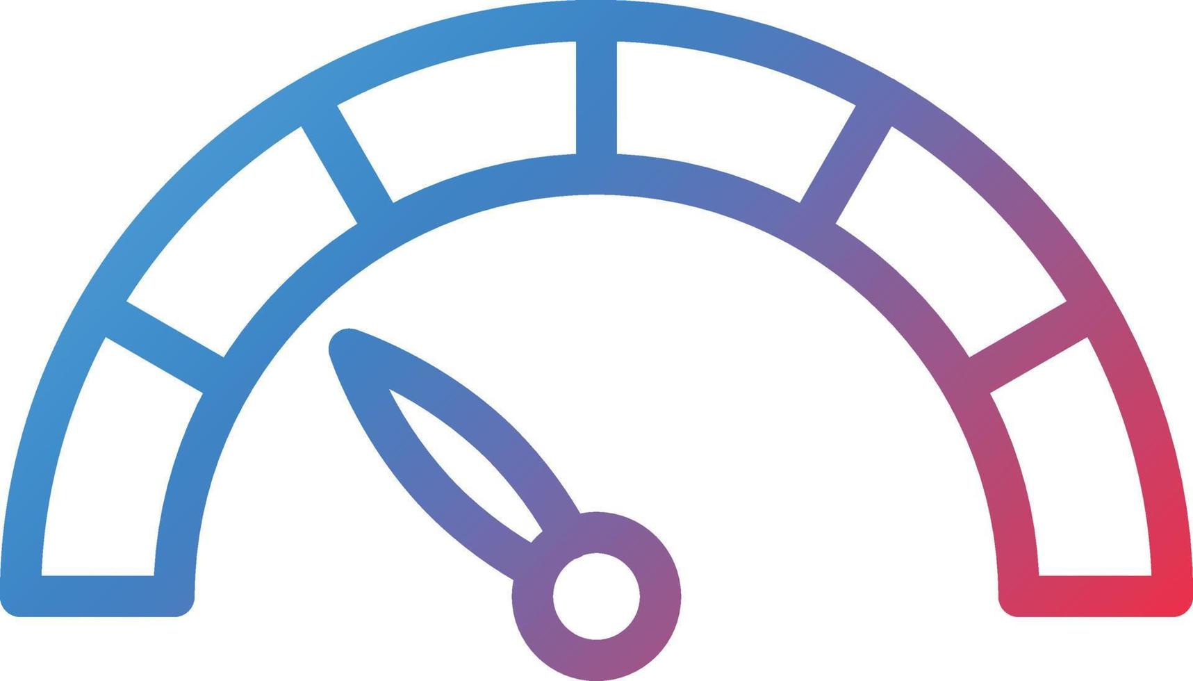 Speedometer Icon Style vector