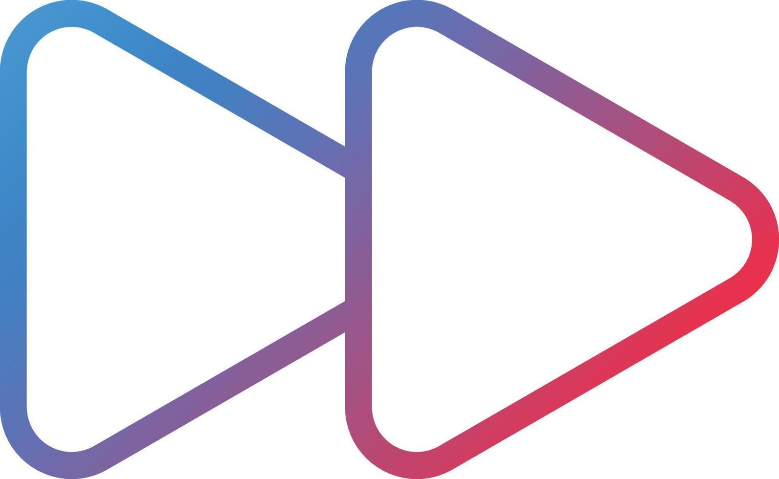 Fast Forward Icon Style vector