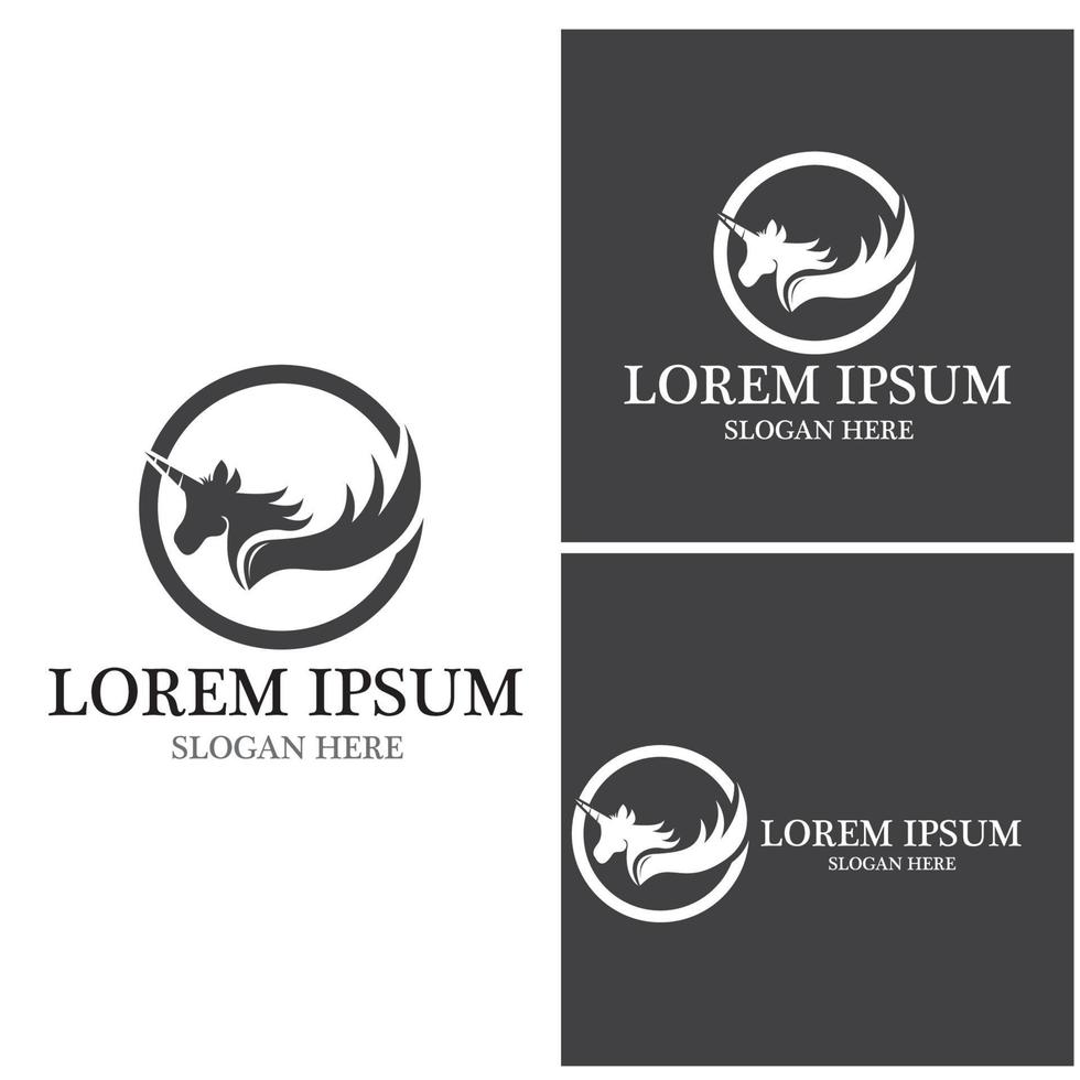 Pegasus icon and symbol vector template