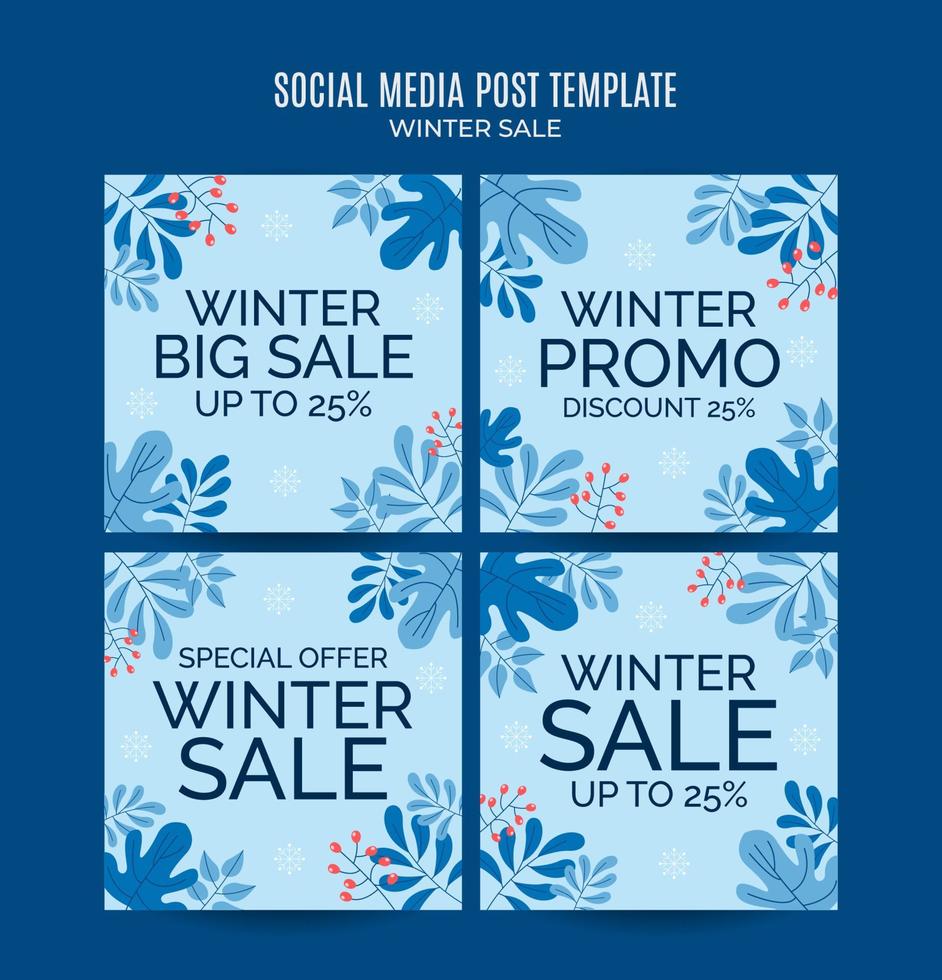 winter design for advertising, banners, leaflets and flyers vector